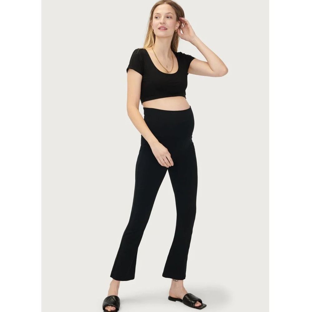 Hatch Black Before, During and After Leggings